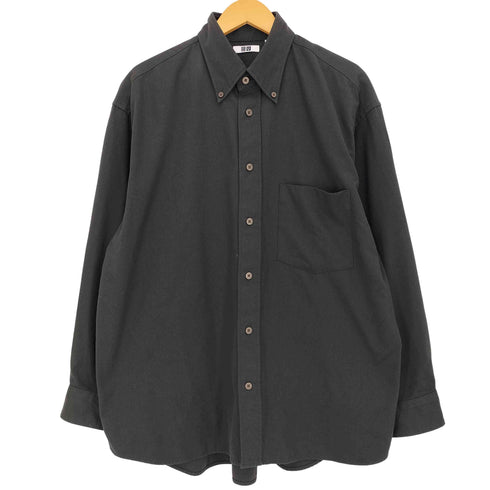 ユニクロユー UNIQLO U 23AW ツイルオーバーサイズシャツ メンズ JPN:L