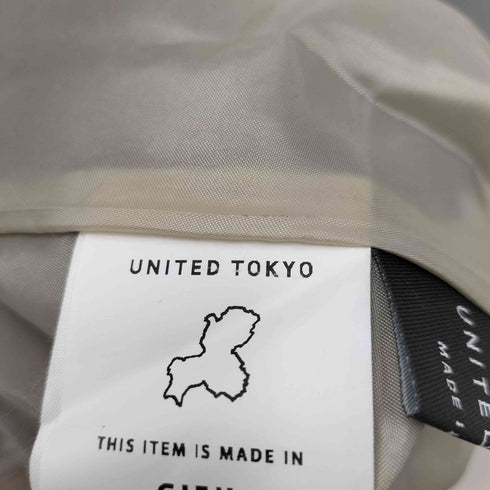 ユナイテッドトウキョウ UNITED TOKYO ブロッキングラインプリーツワンピース レディース FREE
