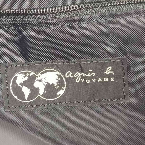 アニエスベーボヤージュ agnes b. VOYAGE フラップポケットナイロンショルダーバッグ レディース