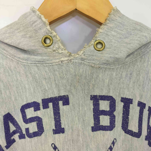 チャンピオン Champion 80s USA製 REVERSE WEAVE トリコタグ EAST BURG FIELD HOCKEY 三段 プルオーバーパーカー メンズ import:L