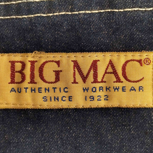 ビッグマック BIG MAC USA製 TALONジップ ペインターデニム メンズ 28×36