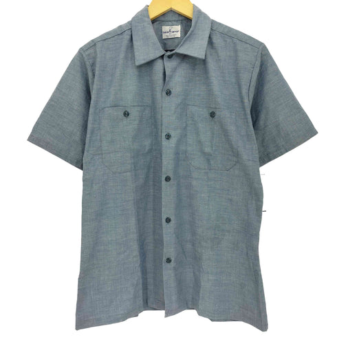 seafarer 60-70s シャンブレー オープンカラーシャツ メンズ import:M