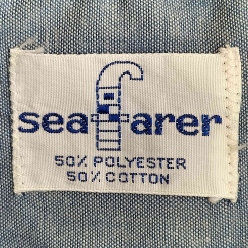 seafarer 60-70s シャンブレー オープンカラーシャツ メンズ import:M