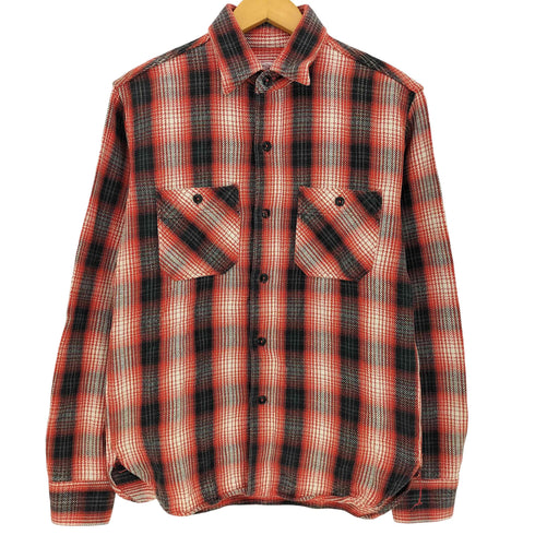 オンブレチェック ヘビーネルシャツ メンズ import:M