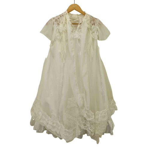 MR corset MAJOH レースアップ シースルー 花柄 ワンピース レディース