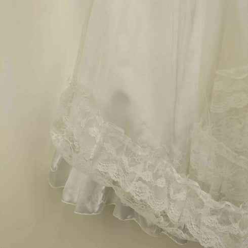 MR corset MAJOH レースアップ シースルー 花柄 ワンピース レディース