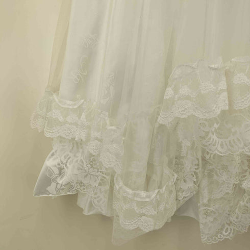 MR corset MAJOH レースアップ シースルー 花柄 ワンピース レディース