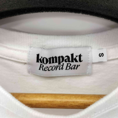 KOMPAKT RECORD BAR 両面プリント S/S TEE メンズ JPN:S