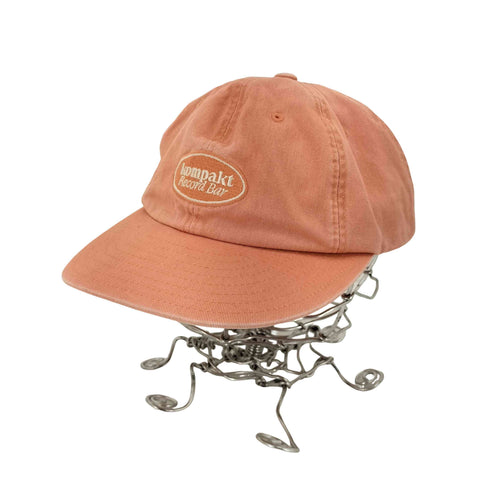 KOMPAKT RECORD BAR KRB Oval Logo Ball Cap - Red メンズ