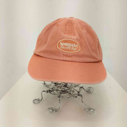 KOMPAKT RECORD BAR KRB Oval Logo Ball Cap - Red メンズ