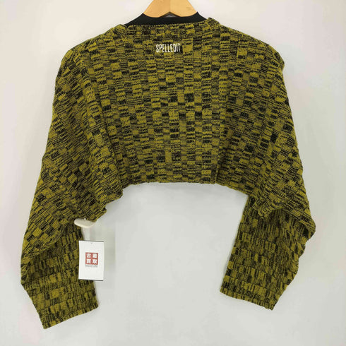 SPELLEDIT クロップド L/S ニット レディース
