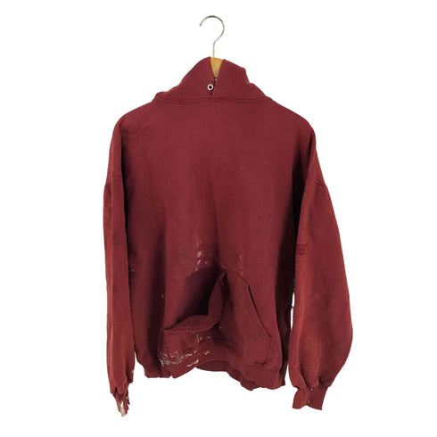 ジャージーズ JERZEES PORTSMOUTH REGIONAL HOSPITAL ペンキ プルオーバーパーカー メンズ import:XL