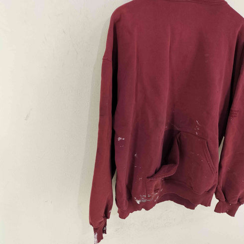 ジャージーズ JERZEES PORTSMOUTH REGIONAL HOSPITAL ペンキ プルオーバーパーカー メンズ import:XL