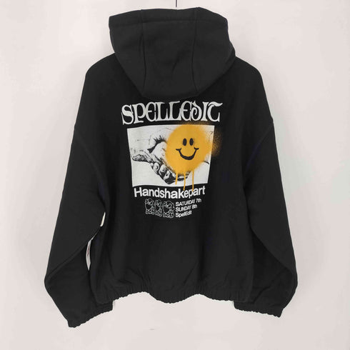 SPELLEDIT プリント ジップアップパーカー レディース FREE