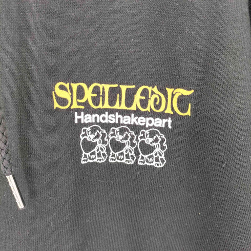 SPELLEDIT プリント ジップアップパーカー レディース FREE