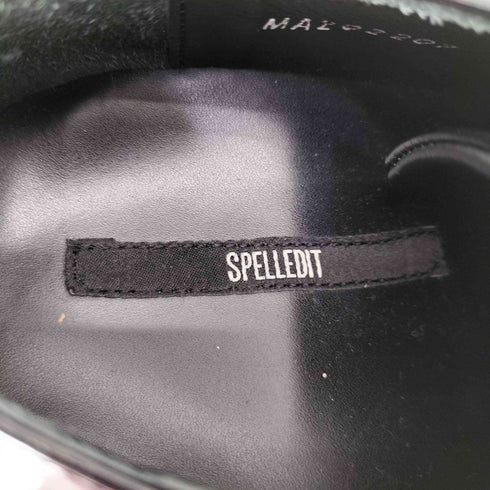 SPELLEDIT 外羽根 プレーントゥ レザーシューズ レディース