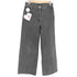 エムエムシックスメゾンマルジェラ MM6 Maison Margiela ワイドブラックデニムパンツ レディース JPN:42