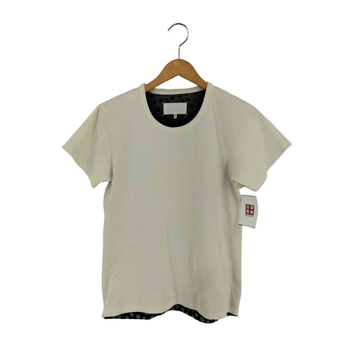 メゾンマルタンマルジェラ Maison Martin Margiela 白タグ フラワーパターン クルーネックTシャツ レディース import:S