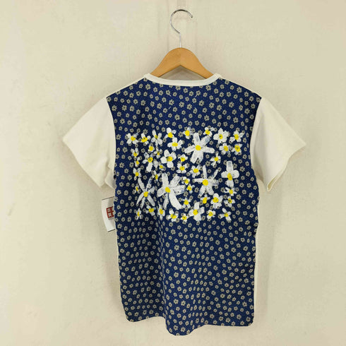 メゾンマルタンマルジェラ Maison Martin Margiela 白タグ フラワーパターン クルーネックTシャツ レディース import:S