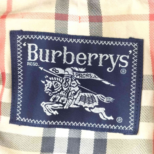 バーバリーズ BURBERRYS 80S 裏地ノバチェック ステンカラー コート メンズ