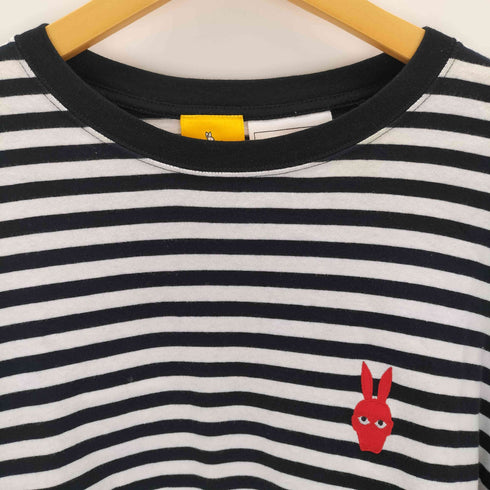 エフアールツー FR2 ロゴ刺繍 ボーダーL/Sカットソー メンズ JPN:L