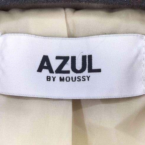 アズールバイマウジー AZUL by moussy スタンドカラーウォッシャブルロングコート レディース