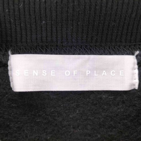 センスオブプレイス SENSE OF PLACE シシュウスウェットブルゾン メンズ JPN:M