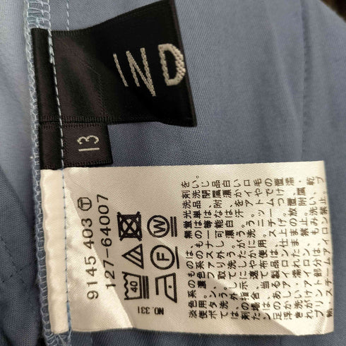 インディヴィ INDIVI 褒められパンツ スリットパンツ レディース 13