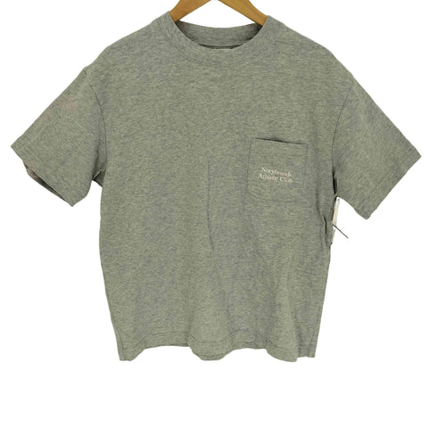 NORYBRAND ATHLETIC CIUB 両面プリント ポケット S/S コットン クルーネック Tシャツ レディース JPN:S