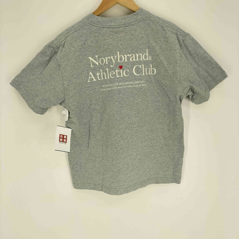 NORYBRAND ATHLETIC CIUB 両面プリント ポケット S/S コットン クルーネック Tシャツ レディース JPN:S