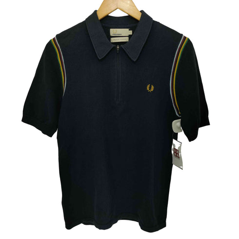 フレッドペリー FRED PERRY BRADLEY WIGGINS ハーフジップポロシャツ メンズ M