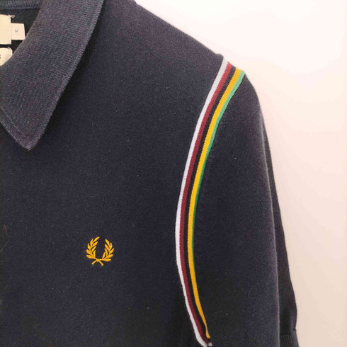 フレッドペリー FRED PERRY BRADLEY WIGGINS ハーフジップポロシャツ メンズ M