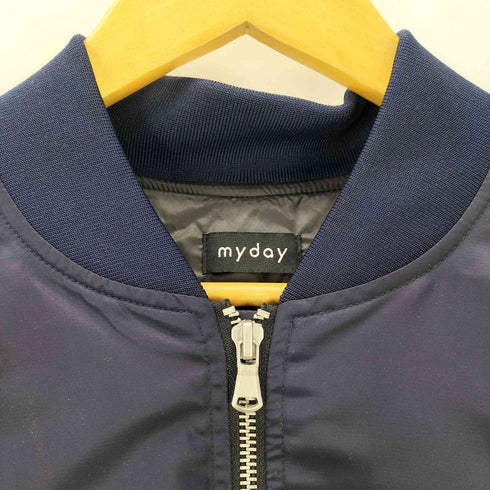 myday ウール切替 ナイロン MA-1 メンズ JPN:L