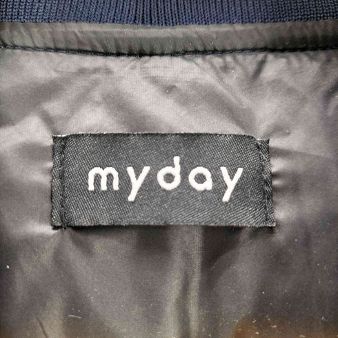 myday ウール切替 ナイロン MA-1 メンズ JPN:L
