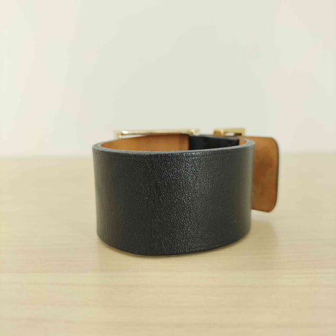 メゾンボアネ maison boinet ワイドレザーバングル レディース
