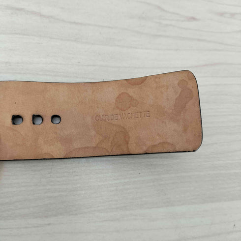 メゾンボアネ maison boinet ワイドレザーバングル レディース