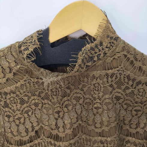 マウジー moussy BOTTLE NECK LACE DRESS ワンピース レディース JPN:1
