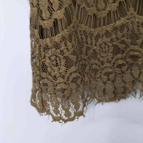 マウジー moussy BOTTLE NECK LACE DRESS ワンピース レディース JPN:1