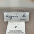 アニエスベー agnes b. コットン 半袖リブニット レディース 2