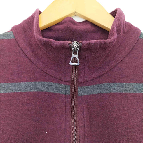 ポロラルフローレン POLO RALPH LAUREN ボーダー ハーフジップカットソー メンズ import:XL