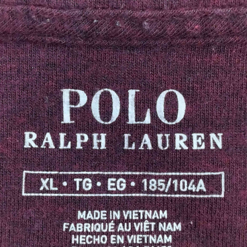 ポロラルフローレン POLO RALPH LAUREN ボーダー ハーフジップカットソー メンズ import:XL