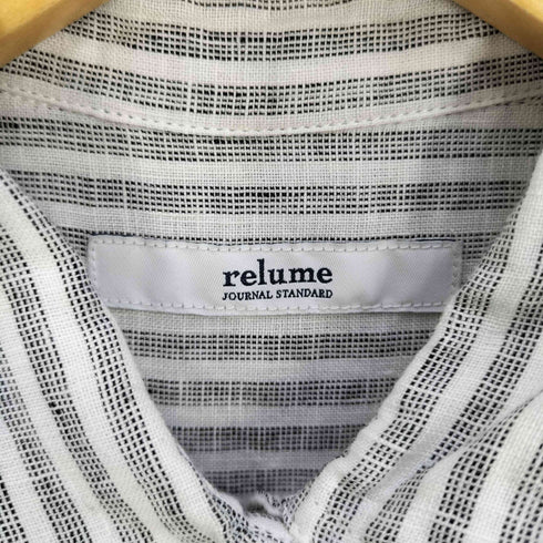 ジャーナルスタンダードレリューム JOURNAL STANDARD relume No.66フレンチリネンモノトーンシャツ レディース FREE