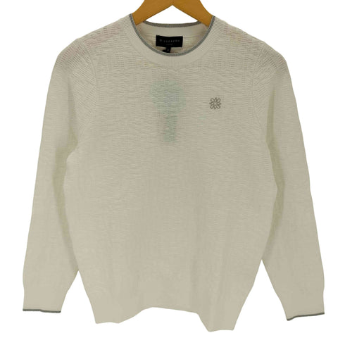 セントアンドリュース St. Andrews 14Gスクエアロゴジャガードクルーネックニットプルオーバー レディース import:S