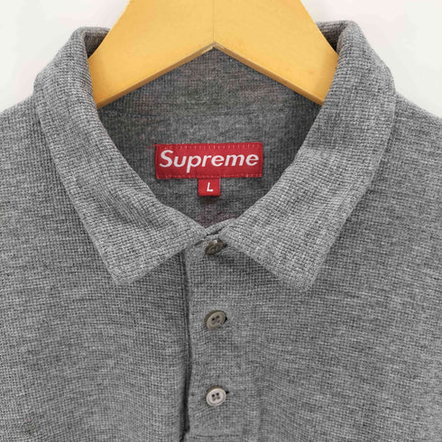 シュプリーム Supreme USA製 初期 紙タグ コットンポロシャツ メンズ JPN:L