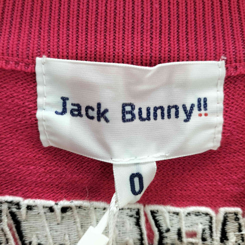 ジャックバニー JACK BUNNY インターシャ+ロゴジャガードニット レディース JPN:0