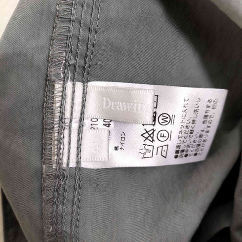ドローイングナンバーズ Drawing Numbers コットンナイロンツイルワイドパンツ レディース JPN:40