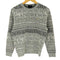 セントアンドリュース St. Andrews ノルディック柄ロゴジャガード クルーネックニット レディース import:M
