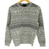 セントアンドリュース St. Andrews ノルディック柄ロゴジャガード クルーネックニット レディース import:M