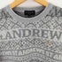 セントアンドリュース St. Andrews ノルディック柄ロゴジャガード クルーネックニット レディース import:M