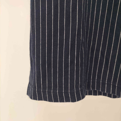 シュガーケーン SUGAR CANE SUGAR CANE Light S/S PIN STRIPE HENLEY NECK T-SHIRT メンズ JPN:M